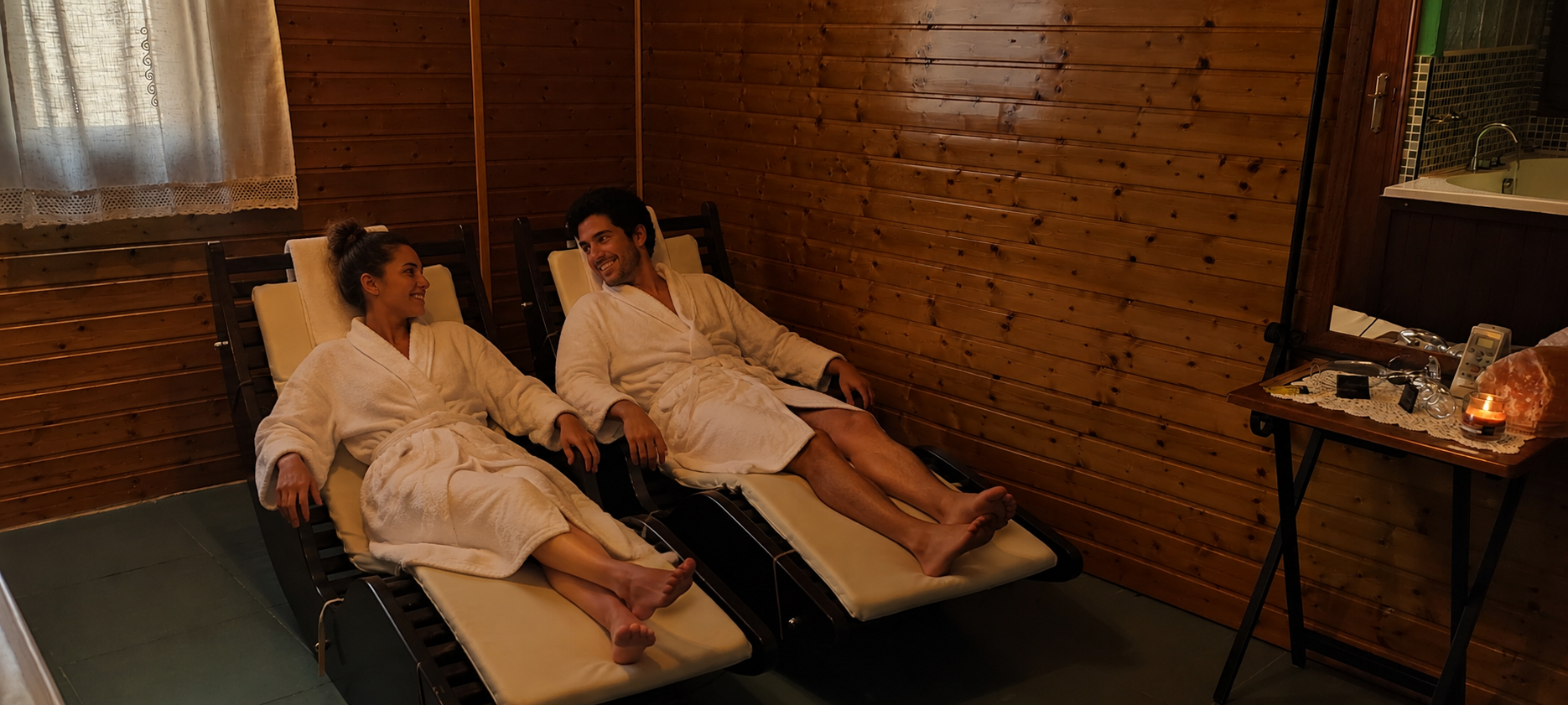 Spa Privado — Hidromasaje, Ducha Térmica & Sauna